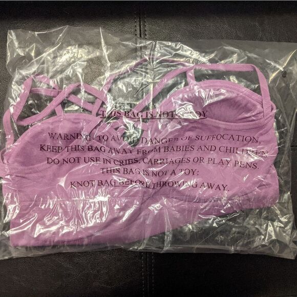 Zenana criss cross front bralette - Picture 3 of 3